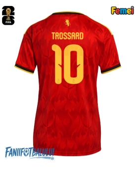 Belgia Leandro Trossard #10 Echipament de Fotbal Replică Mondial 2026 Femei Acasa